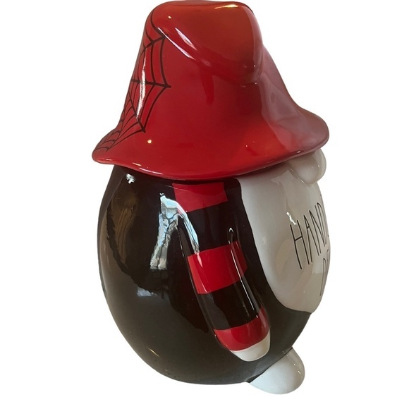 Rae Dunn Kitchen Gnome Artisan Collection Handsome Devil Cookie Jar Canister NEW - Picture 7 of 13